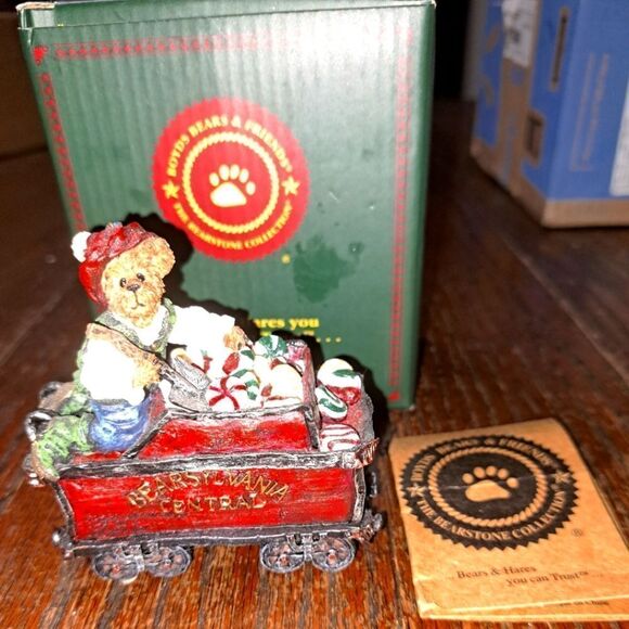 Vintage 2002 Boyds Bears Friends Elbert Shovelmint Sugar Power 2488 Figurine - Picture 1 of 10